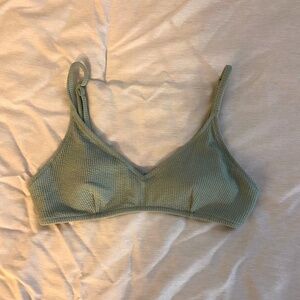 Light green bikini top